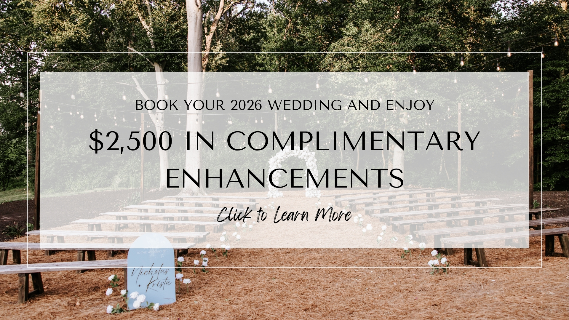 2026 Wedding Promotion in South jersey