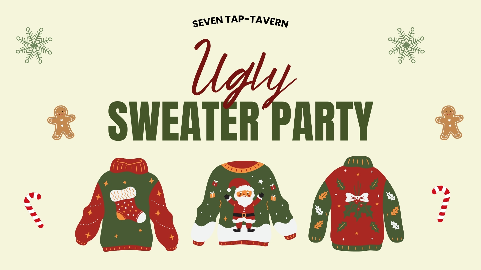 Seven Tap-Tavern Ugly Sweater Party at Ramblewood Country Club