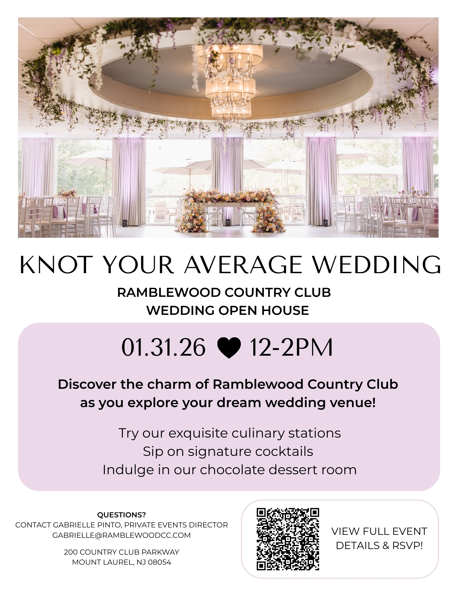 Ramblewood Wedding Open House Event